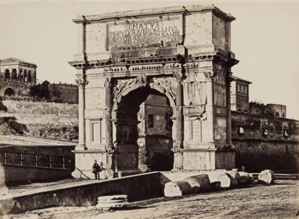 Arch of Titus, between 1852 and 1864. Creator: Tommaso Cuccioni.