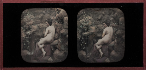 Nude at Well, between 1853 and 1856. Creator: Jacques Antoine Moulin.