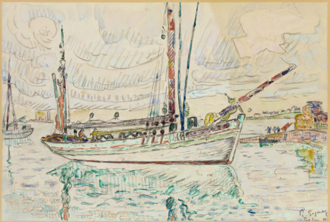 Port Louis, early 20th century. Creator: Paul Signac.