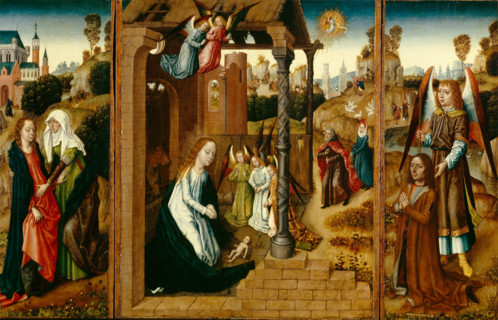 Nativity, 15th century. Creator: Master of the Legend of Saint Ursula.