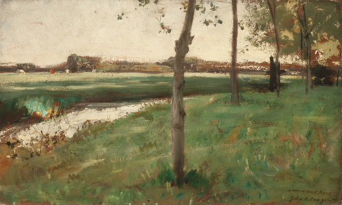 Meadow and Stream, between 19th and 20th century. Creator: Unknown.