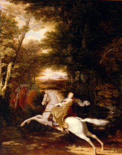 The Flight of Florimell, 1819. Creator: Washington Allston.