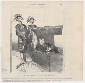A Rome - un martyr en 1871, (1871).  Creator: Honore Daumier.