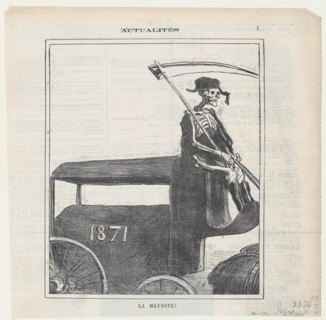 La Maudite!, 1872. Creator: Honore Daumier.