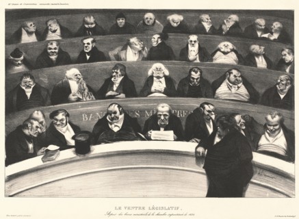 Le Ventre Législatif, 1834.  Creator: Honore Daumier.