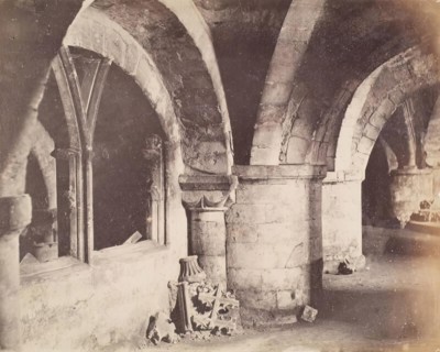 Church Interior, from an album compiled by Sir John Everett Millais. Creator: Unknown.