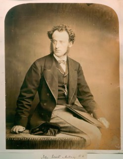 Photographic Portrait of Sir John Everett Millais, from an album compiled by John Everett Millais. Creator: John Watkins.
