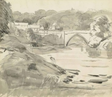 The Brig of Balgownie, Old Aberdeen, ex. 1924. Creator: William York Macgregor.