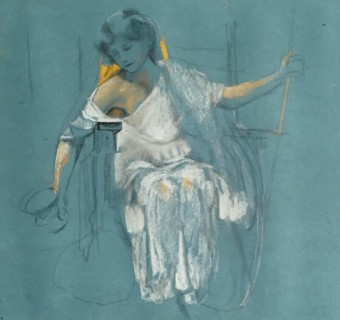 Study of Circe, c1870-1910. Creator: John MacAllan Swan.