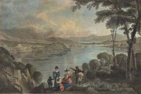 Loch Faed and Kean's Cottage (Bute-shire) from Bardarach, Looking North, c1820s.. Creator: Joseph Swan.