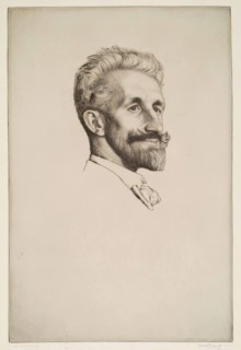 R.B. Cunninghame Graham, 1898. Creator: William Strang.