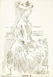 Kitty K, c1923. Creator: Walter Richard Sickert.