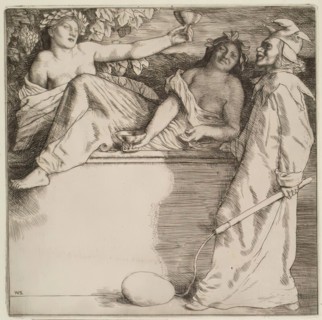 The Wine Drinkers, 1904. Creator: William Strang.