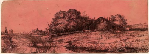 Landscape with a Haybarn and Flock of Sheep, (c1652), c1770s. Creator: William Baillie.