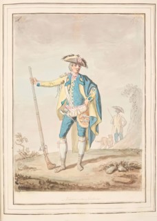 Nicholetto Naples, leaf from 'A Collection of Dresses by David Allan Mostly from Nature', 1776. Creator: David Allan.
