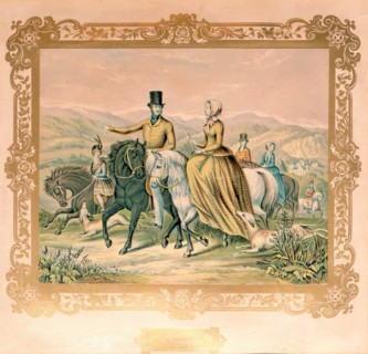 Prince Albert and Queen Victoria, c1850. Creator: Thomas Dick Lauder.