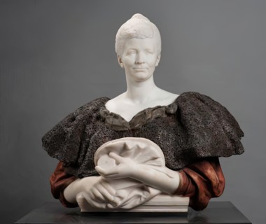 Mrs J. Coutts Michie, c1890. Creator: Alfred Gilbert.