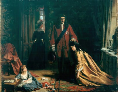 Incident in the life of Lady Mary Wortley, 1872. Creator: William Powell Frith.