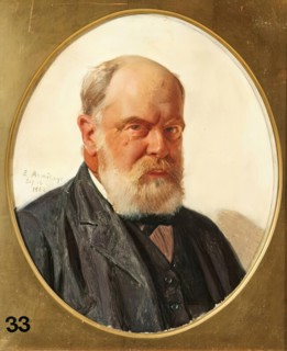 Edward Armitage, Self Portrait, 1882. Creator: Edward Armitage.