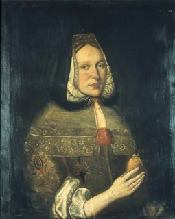 Portrait of Mary Jamesone. Creator: George Jamesone.