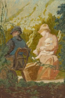 The Days Work - Hop Picking. Creator: Thérèse Lessore.