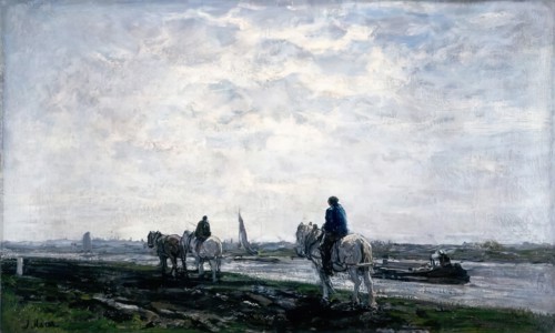 The Tow Path, 1875-1899. Creator: Jacob Henricus Maris.