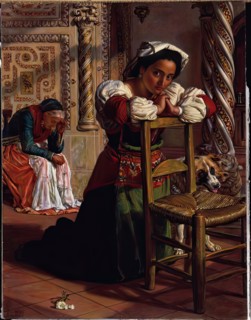 Past and Present, 1868. Creator: William Holman Hunt.