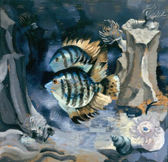 Angelfish - London Aquarium, 1930. Creator: Christopher Wood.