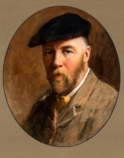 Self Portrait, 1891. Creator: Archibald David Reid.