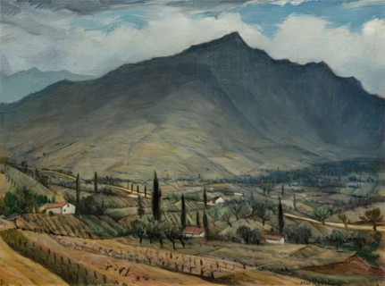 Pays Basque, c1925. Creator: CRW Nevinson.