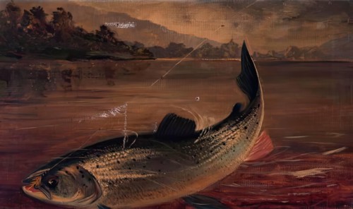 Sea Trout, 1895. Creator: E P Bradly.