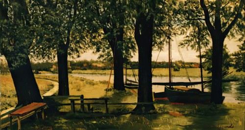 Surlingham Ferry, 1845-1869. Creator: Edwin Edwards.
