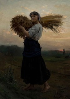 The Gleaner, 1875. Creator: Jules Breton.