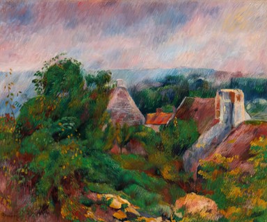 La Roche Guyon, 1885 - 1886. Creator: Pierre-Auguste Renoir.