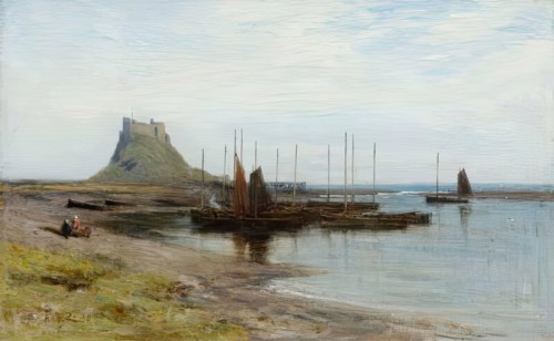 Holy Island Castle, 1880. Creator: George Reid.