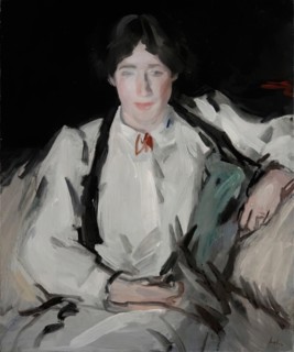 Portrait of Mrs Peploe, 1907. Creator: Samuel John Peploe.