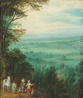 Landscape with Figures, 1630-1650. Creator: David Teniers II.