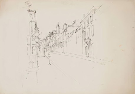 Streetscene. Creator: Alfred William Rich.