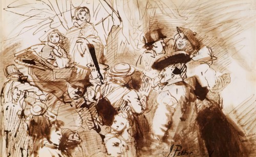 Character Sketch. Creator: John Pettie.