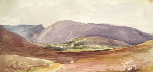 Landscape with a Castle in the Distance, c1840s. Creator: John Phillip.
