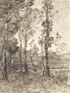 En Auvergne, c1870s. Creator: Henri-Joseph Harpignies.