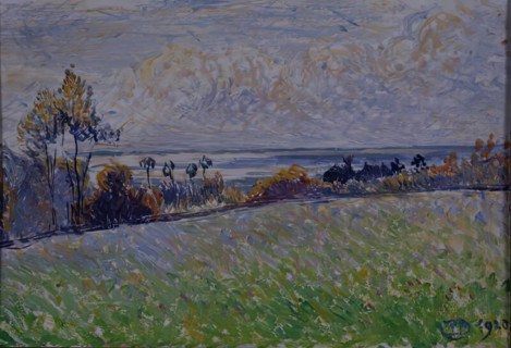 Landscape - Lyme Regis, 1920. Creator: Lucien Pissarro.