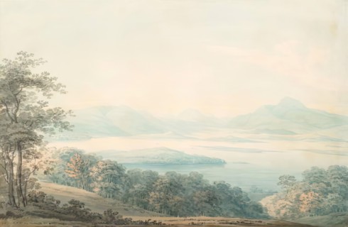 Loch Lomond from Knock Our Wood, c1827-1829. Creator: Hugh William Williams.