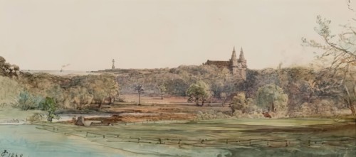 St Machar's Cathedral (looking East), 1868. Creator: James Cassie.