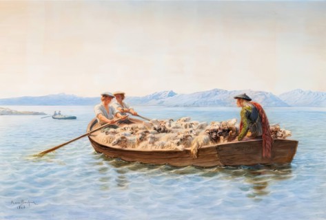 Changing Pastures, 1863. Creator: Rosa Bonheur.