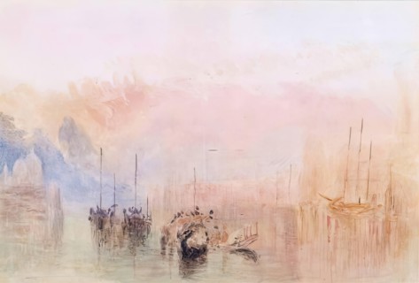 Canal Scene with Shipping, 1800-1824. Creator: Unknown.