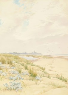 Hunstanton Lighthouse, 1900-1920. Creator: Alfred William Parsons.