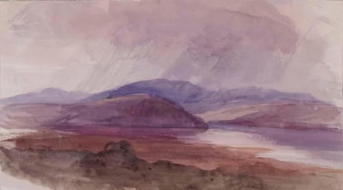 Landscape - Storm Clouds, c1840s. Creator: John Phillip.