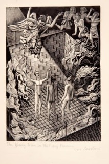 The Young Men in the Fiery Furnace, 1929. Creator: Eric Ravilious.
