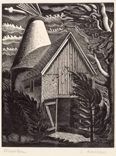 Windstorm, 1926. Creator: Eric Ravilious.